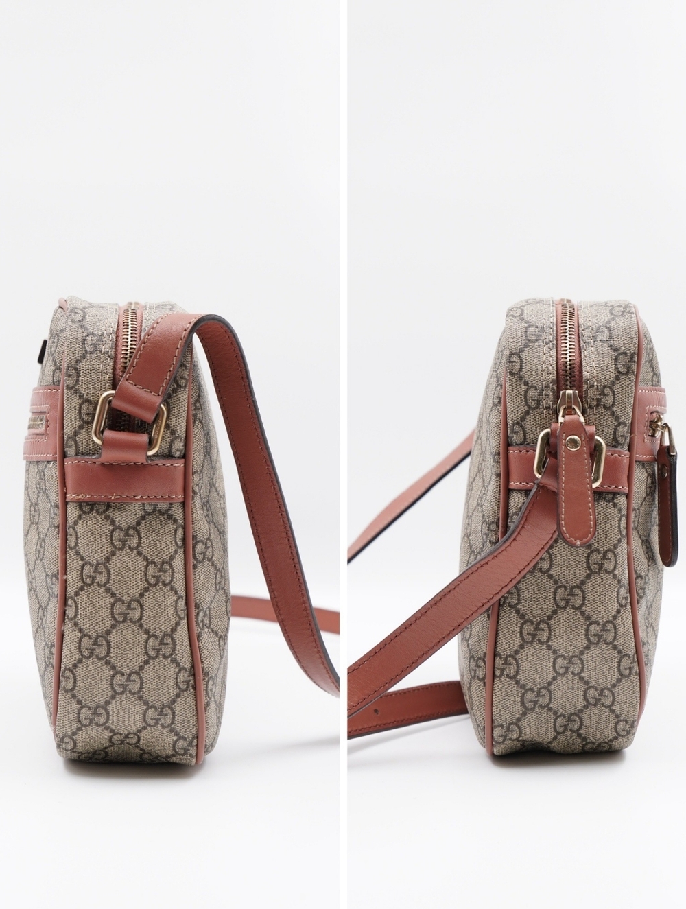 BZ01 💗 GUCCI GG Plus Monogram small Messenger Bag - Picture 6 of 13